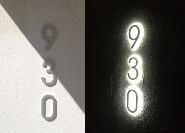 number lights